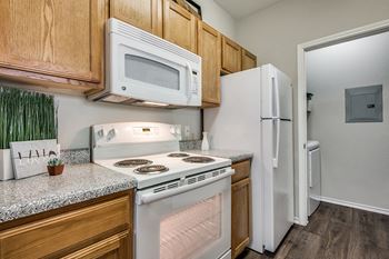 Kitchen space at Kensley Apartment Homes